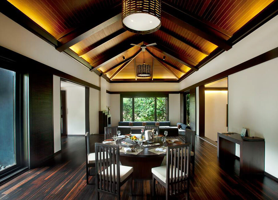 Taj Madikeri Resort & Spa,Coorg India (Nirvana Suite Living Room)