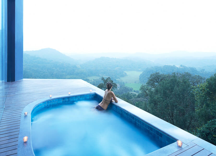 Taj Madikeri Resort & Spa, Coorg India (Outdoor Jacuzzi)