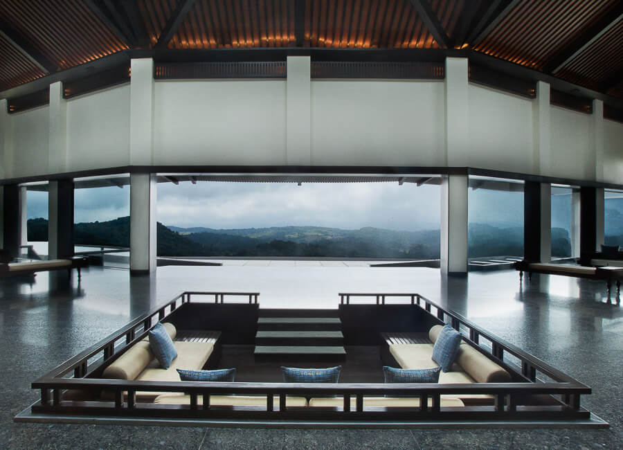 Taj Madikeri Resort & Spa,Coorg India (View from the Lobby)-2