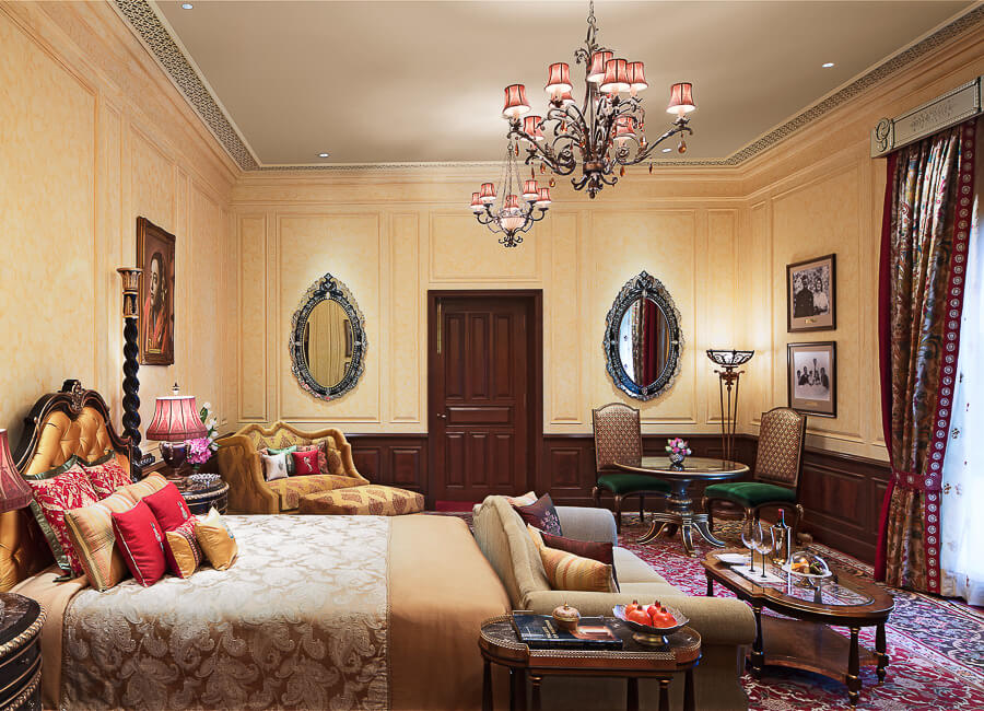 Taj Rambagh Palace Hotel Jaipur India (Grand Royal Suite - Maharani Suite)