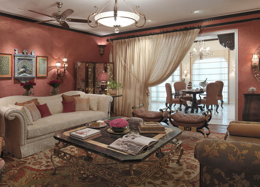 Taj Rambagh Palace Hotel Jaipur India (Sukh Niwas Living Area)