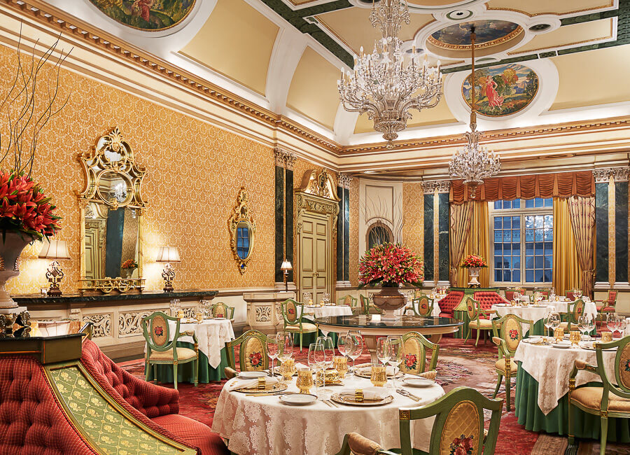 Taj Rambagh Palace Hotel Jaipur India (Suvarn Mahal Indian Fine Dining Restaurant