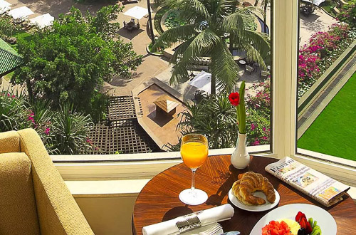 The Leela Mumbai India (Premier Pool View room)-2