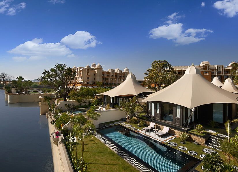The Leela Palace Udaipur India (Spa Tent with Lake View)