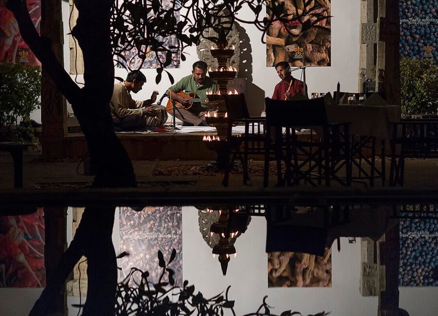 The Malabar House Hotel Cochin Kerala India (Musicians at Malabar House)