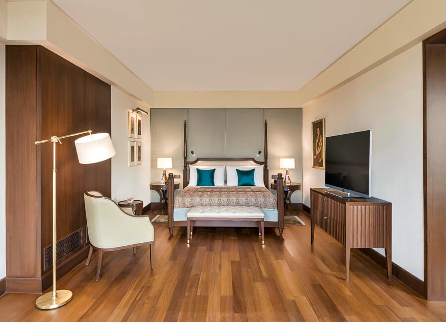 The Oberoi, New Delhi Delhi India (Kohinoor Suite bedroom)