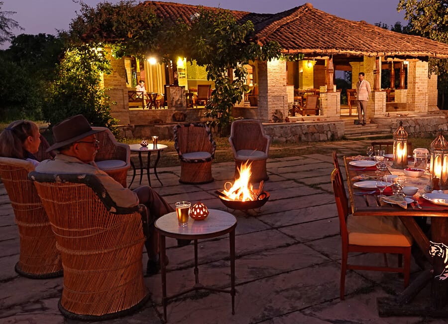 The Sarai at Toria Khajuraho India (Outdoor terrace) 1