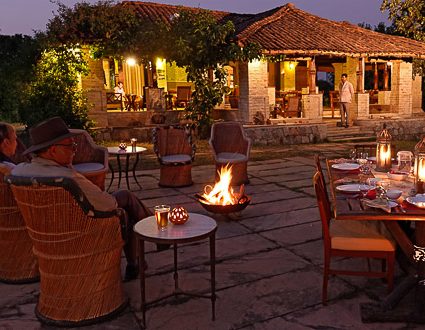 The Sarai at Toria Khajuraho India (Outdoor terrace)