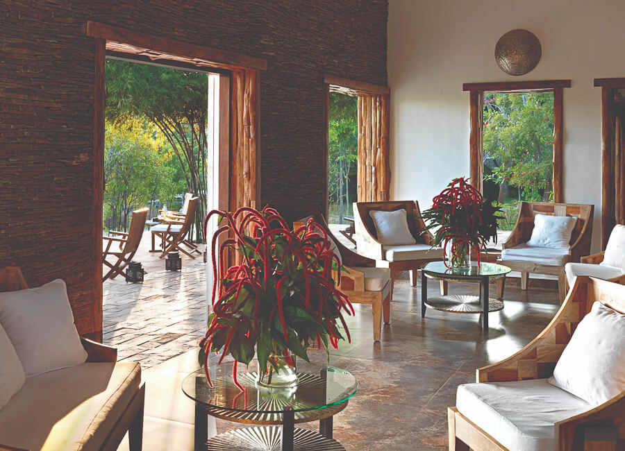 The Serai Kabini in Nagarhole National Park India (Lobby)