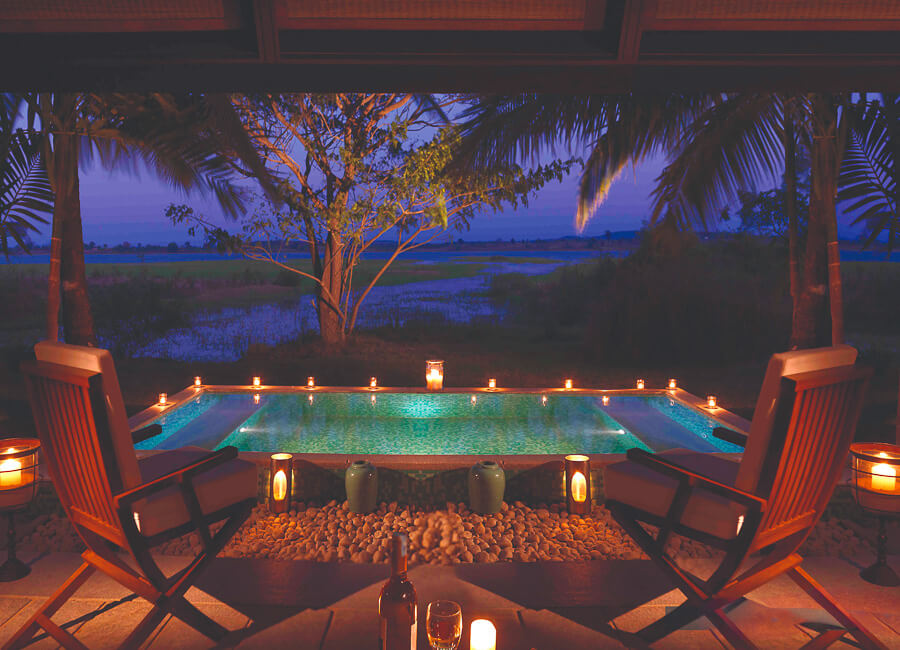 The Serai Kabini in Nagarhole National Park India (The Residence Jacuzzi)