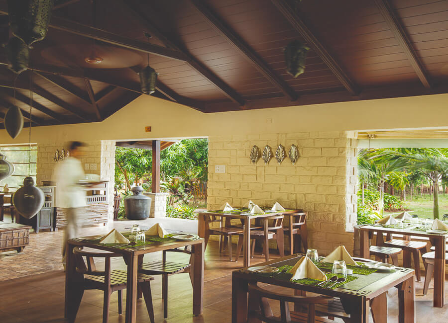 The Serai Kabini in Nagarhole National Park India (Wildgrass Restaurant)