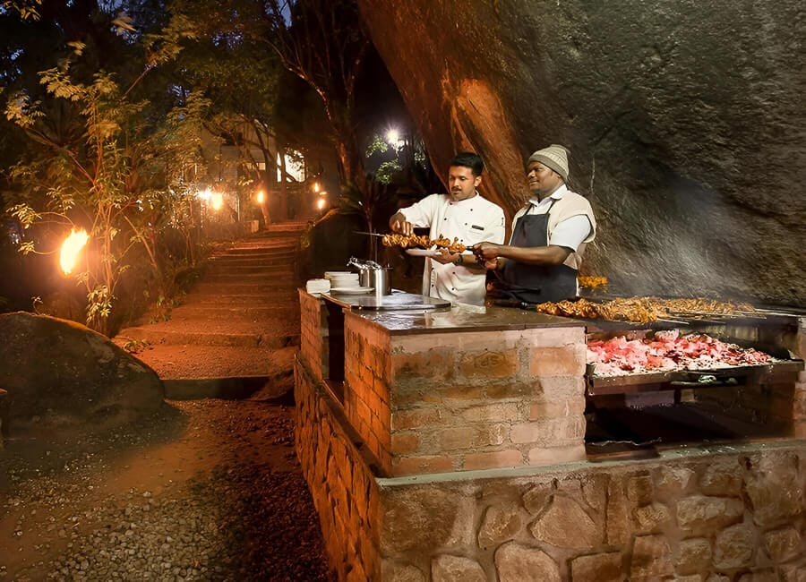 The Windermere Estate Plantation & Retreat, Munnar India (Dining at the Boulder)