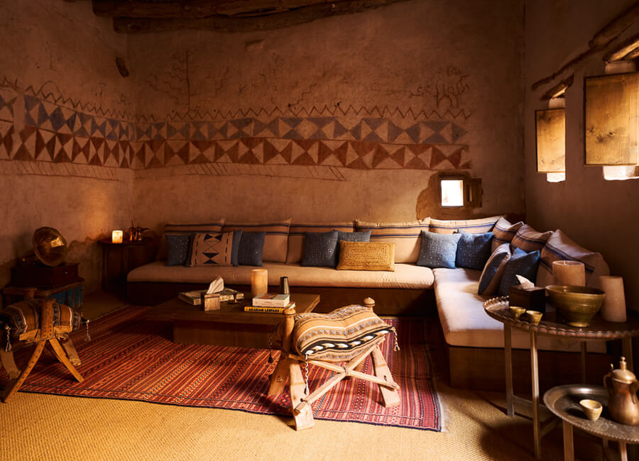 Dar Tantora AlUla Saudi Arabia (Living area)