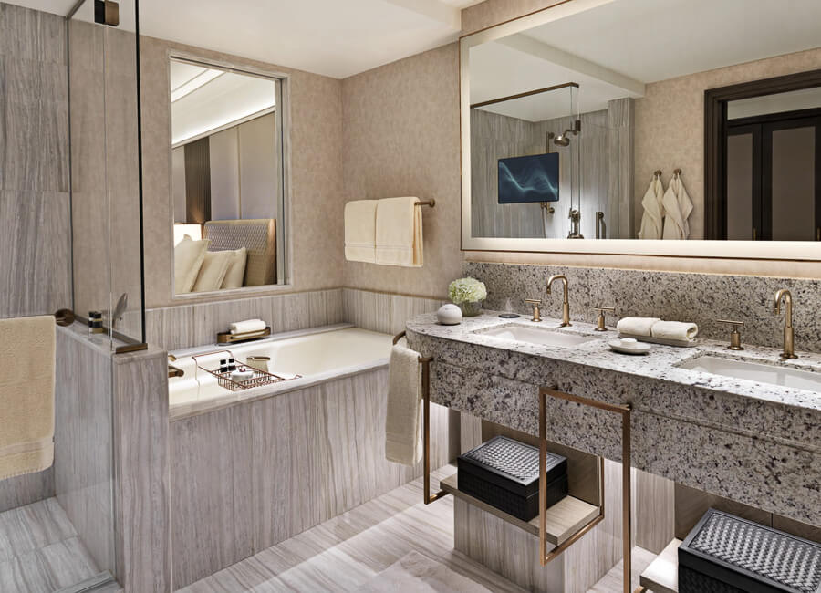 Four Seasons Hotel Riyadh Saudi Arabia (Deluxe Room Bathroom) 1