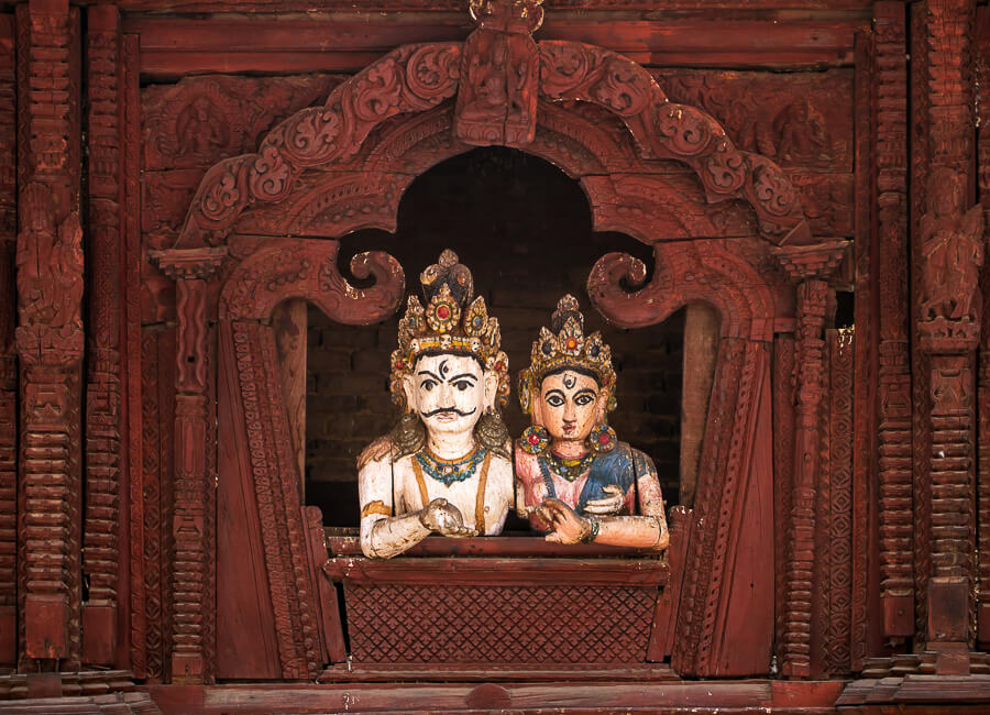 Kathmandu (Durbar Square. Shiva Parvati Hindu temple). Nepal DT 31022962