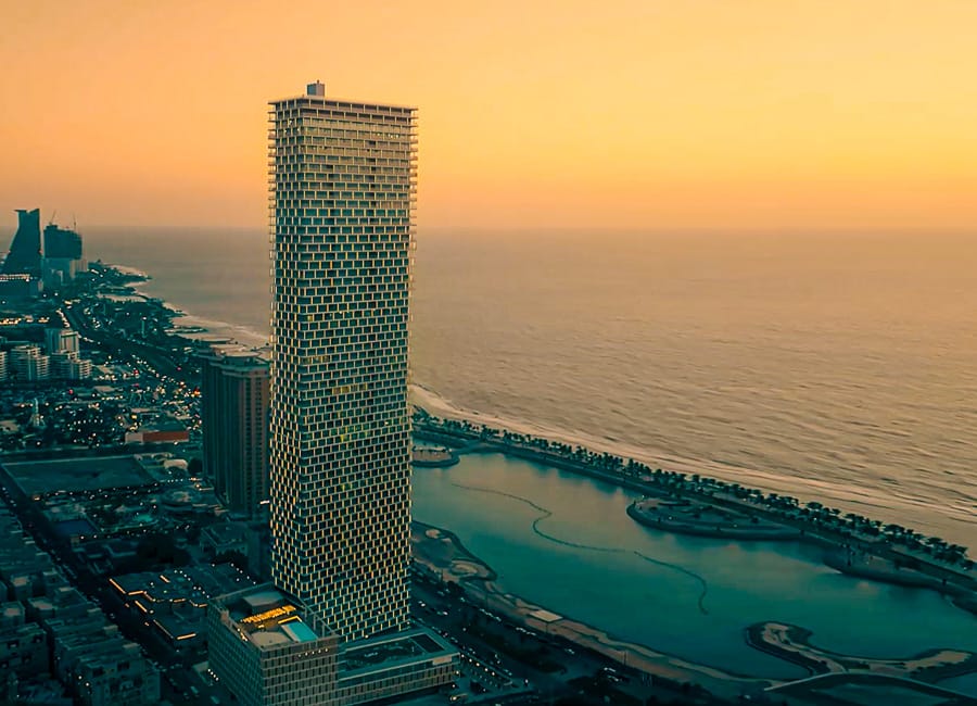Shangri La Jeddah Saudi Arabia (Aerial view)