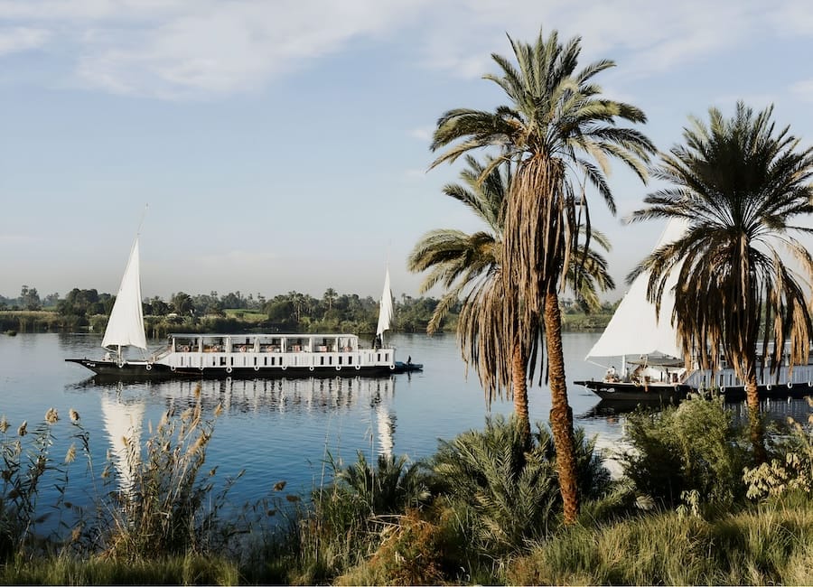 Karnak Lazuli Dahabiya - Private Charter Nile Cruise in Egypt (Karnak Dahabiya on the Nile)