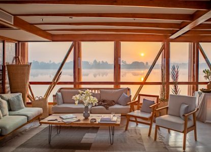 Kemet Dahabiya - Private Charter Nile Cruise in Egypt (Kemet Panoramic Lounge)