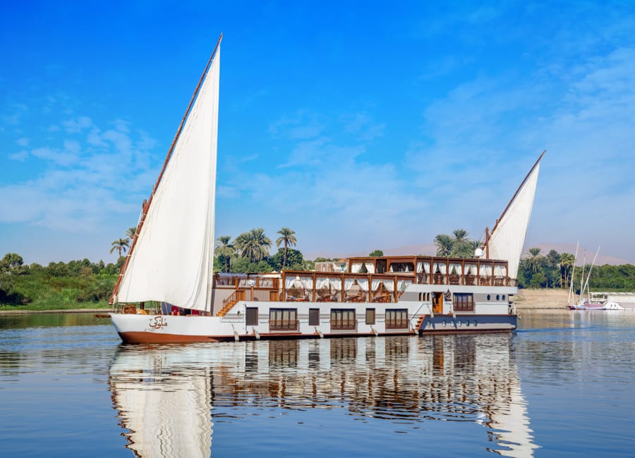 Molouky Dahabiya - River Nile Private Charters in Egypt (Exterior) 4