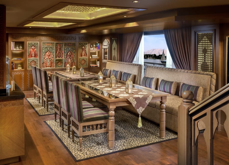 Molouky Dahabiya - River Nile Private Charters in Egypt (Restaurant)