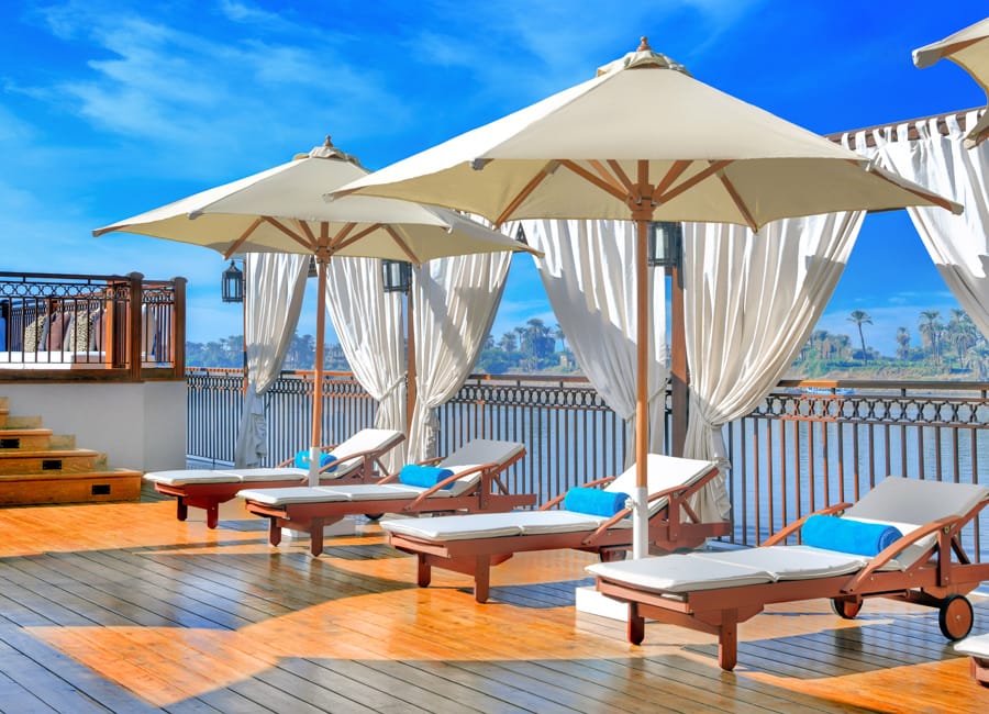 Molouky Dahabiya - River Nile Private Charters in Egypt (Sun deck)