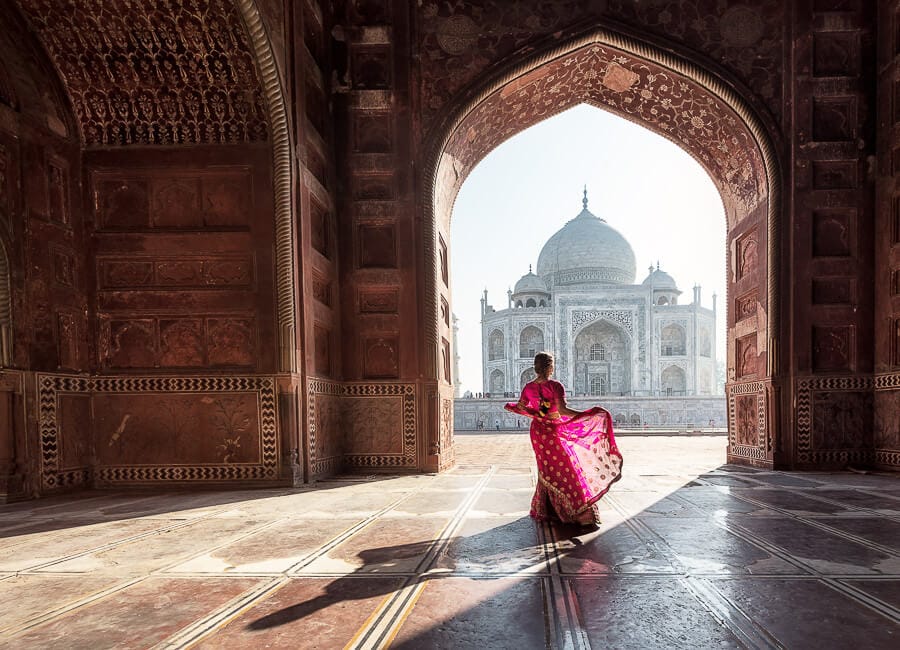 Taj Mahal Agra India DT 168763504