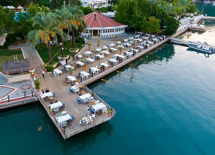 Ece Saray Marina & Resort Fethiye Turkiye (Terrace restaurant) 1