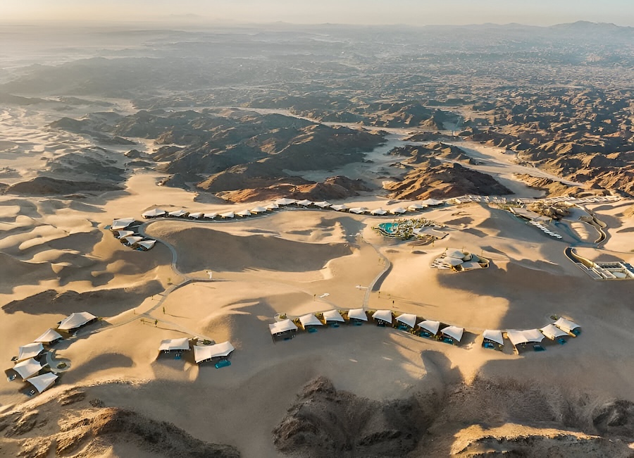 Six Senses Southern Dunes, The Red Sea Saudi Arabia (Aerial view)