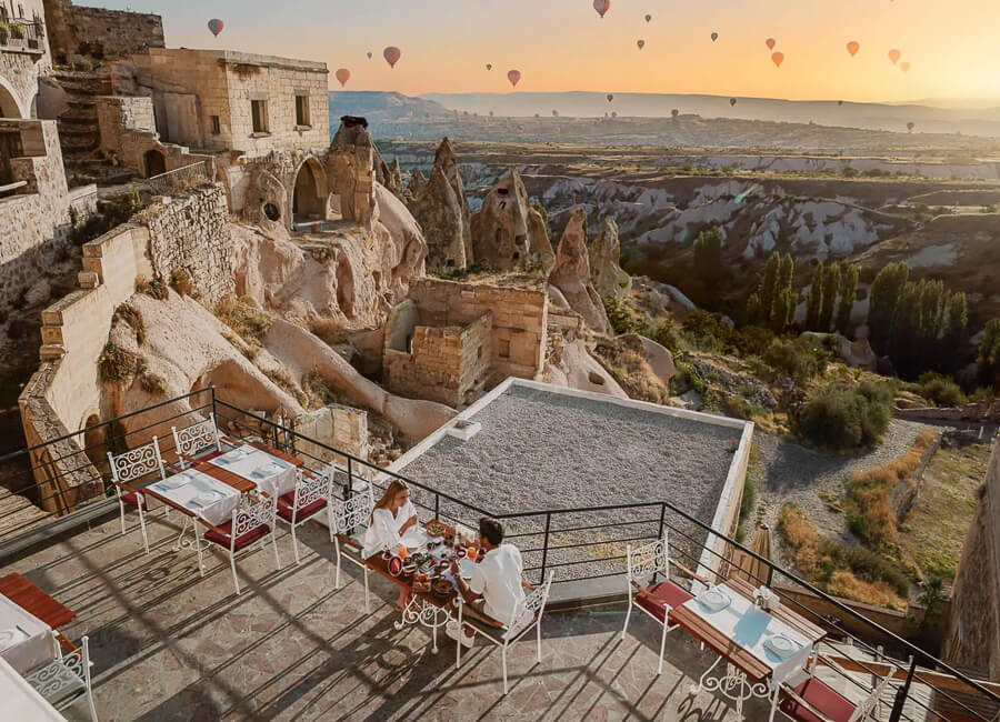 Taskonaklar Cappadocia Turkiye (Outdoor Restaurant)