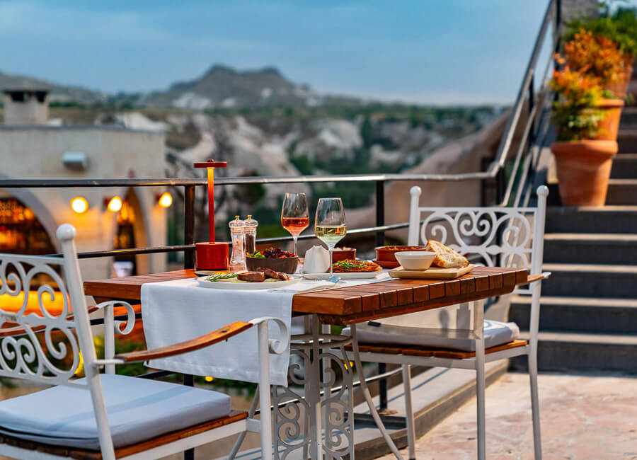Taskonaklar Cappadocia Turkiye (terrace)