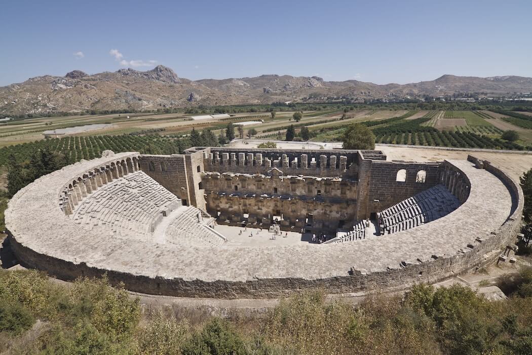 Unmissable Sights in Turkiye - Aspendos Roman theatre DT 18317842