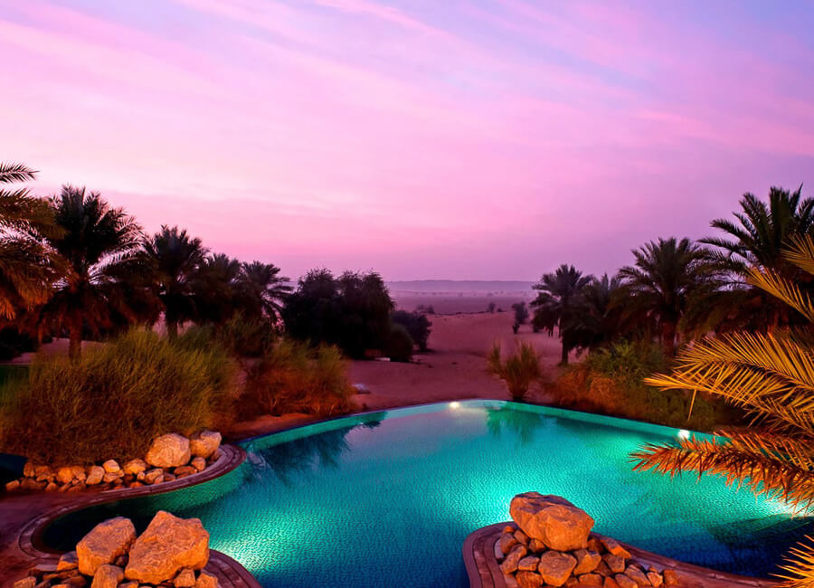 Al Maha Desert Resort & Spa Dubai UAE (Swimming pool)