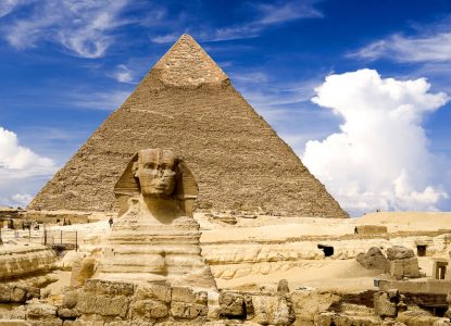Cairo (Great Sphinx of Giza and Pyramid of Kephren) Egypt DT 5004022