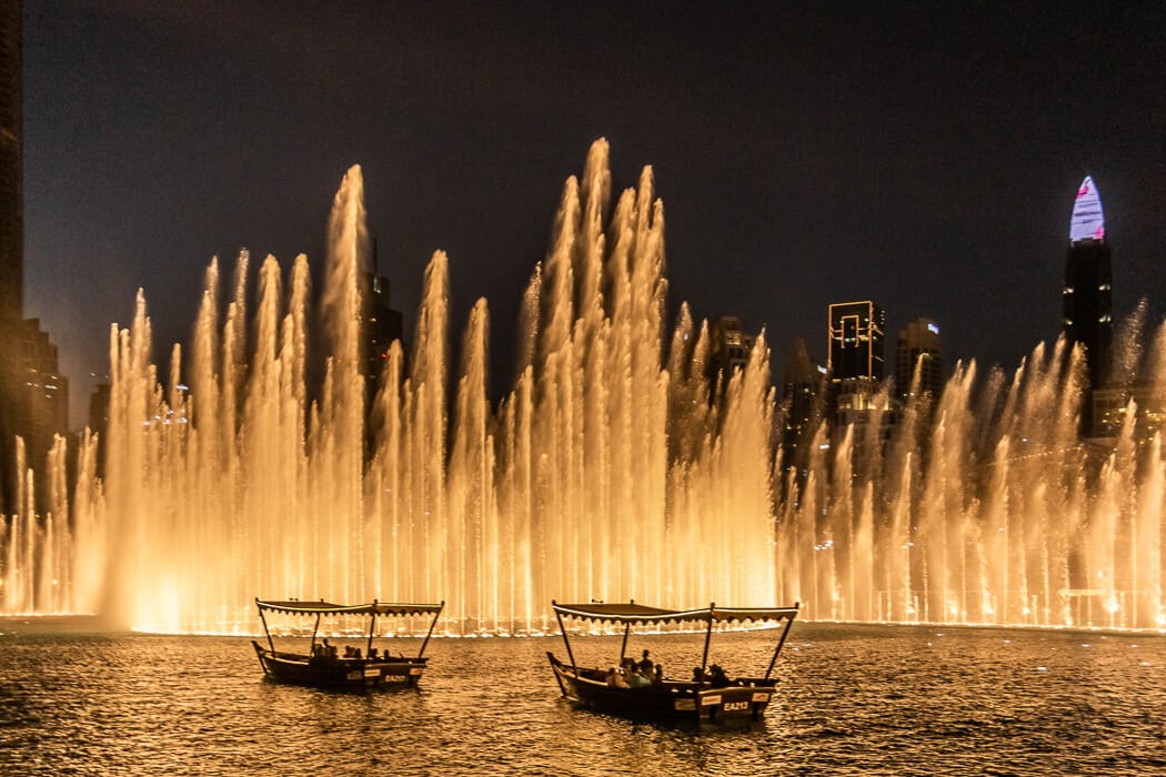 Dubai & Abu Dhabi Holidays Dubai Fountain boat trip DT 166235306