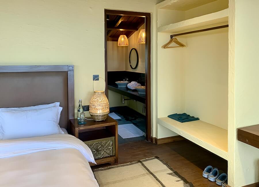 Mountain Lodge of Nepal Dhampus Lodge (bedroom) Annapurna region Nepal