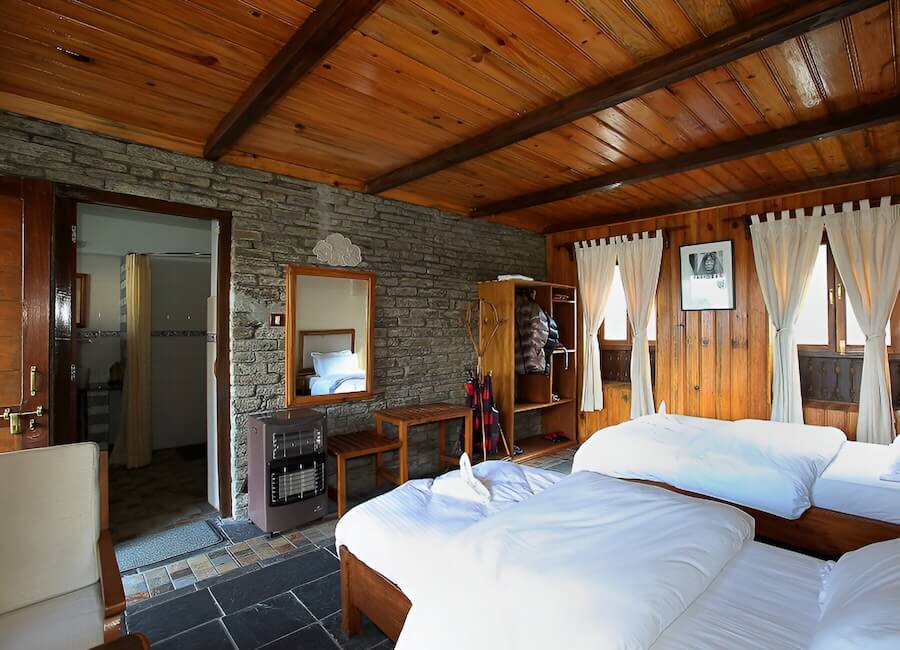 Mountain Lodge of Nepal Tomijong Lodge (twin room) Annapurna region Nepal