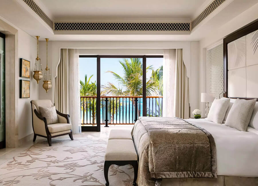 One&Only The Palm Dubai UAE (Executive Suite bedroom)