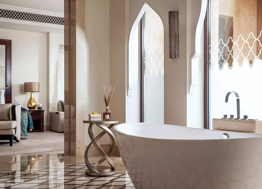 One&Only The Palm Dubai UAE (Junior suite bathroom)