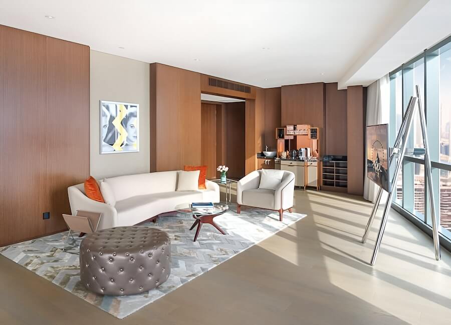 Paramount Hotel Midtown Dubai UAE (Suite living room)