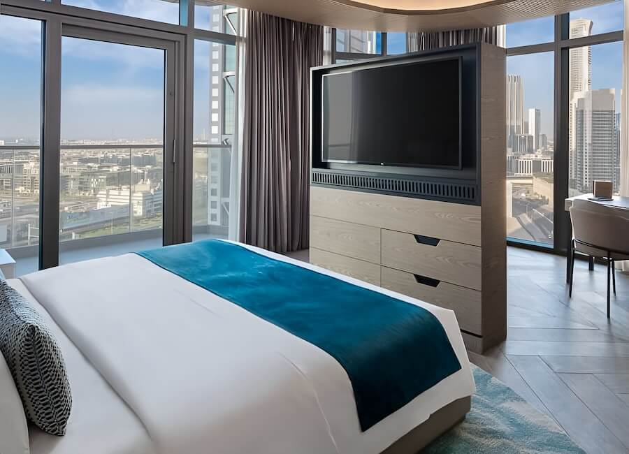 Paramount Hotel Midtown Dubai UAE (suite bedroom)