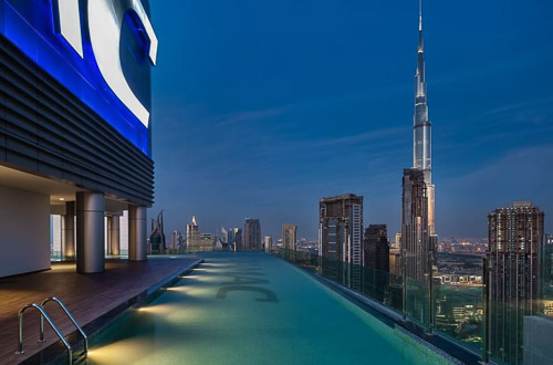 Paramount Hotel Midtown Dubai UAE (swimming pool) 1