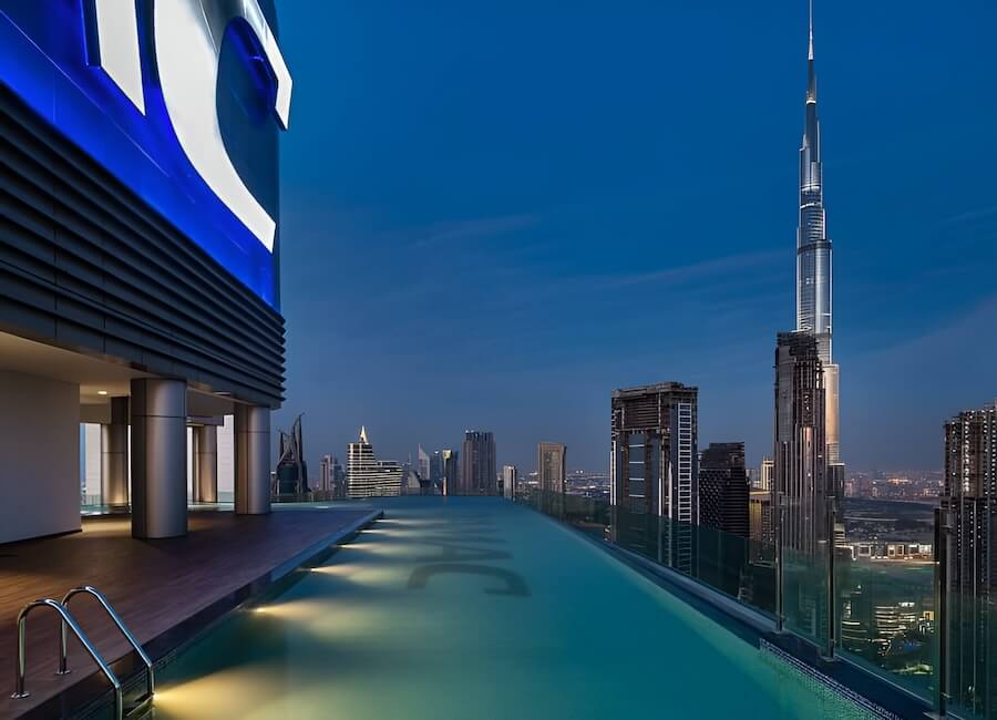 Paramount Hotel Midtown Dubai UAE (swimming pool)