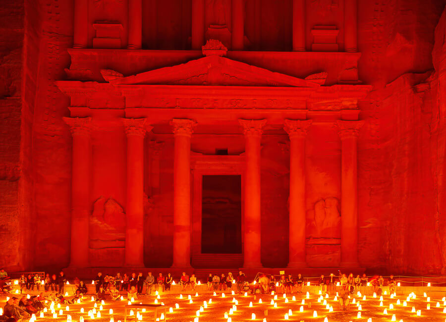 Petra (Al-Khazneh. Treasury. Candlelight) Jordan DT 298342088