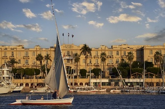 Sofitel Winter Palace Luxor from the Nile, Egypt