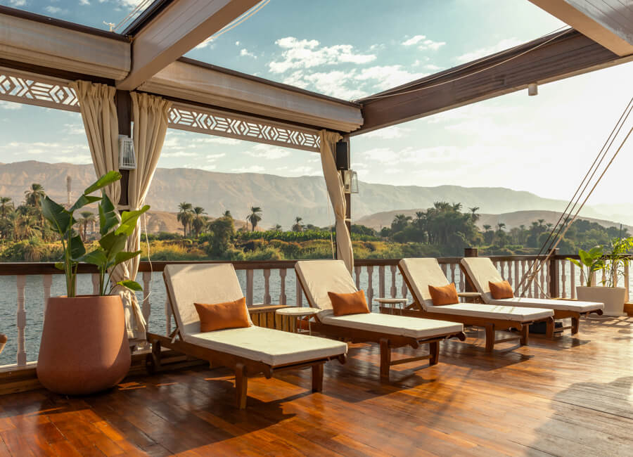 Musk Dahabiya Nile Cruise Egypt (On deck) 11