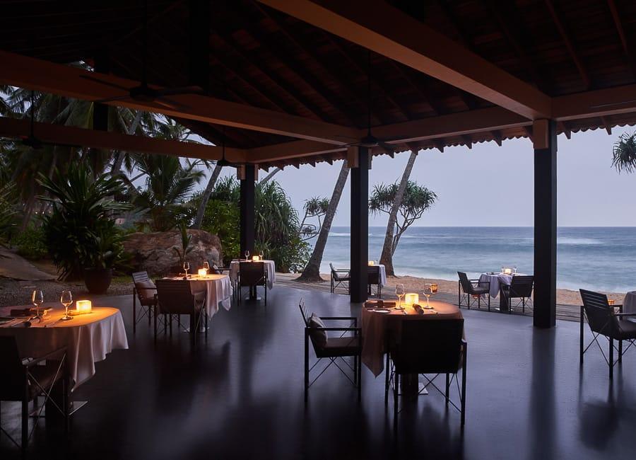 Amanwella Tangalle Sri Lanka (Beach dining)