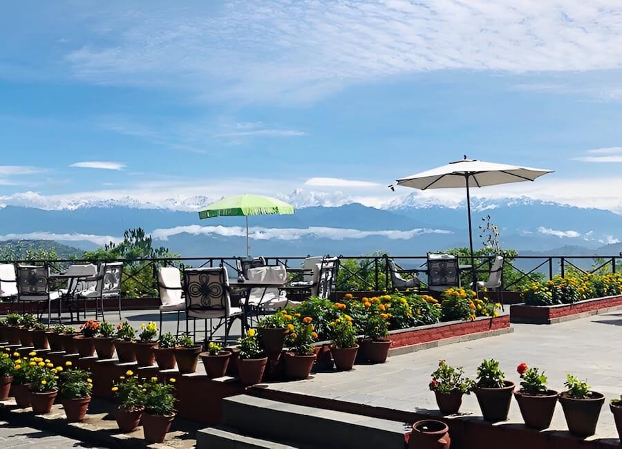Dhulikhel Mountain Resort Dhulikhel Nepal (Restaurant terrace)