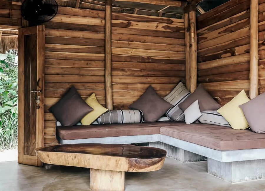 Gal Oya Lodge Gal Oya National Park Sri Lanka (Villa sitting area)
