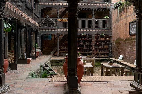 Peacock Guest House Bhaktapur Nepal (Courtyard)-2