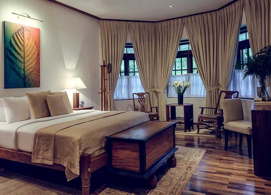 Stafford Bungalow Hill Country (near Nuwara Eliya) Sri Lanka (Heritage Bungalow Deluxe Double Room)